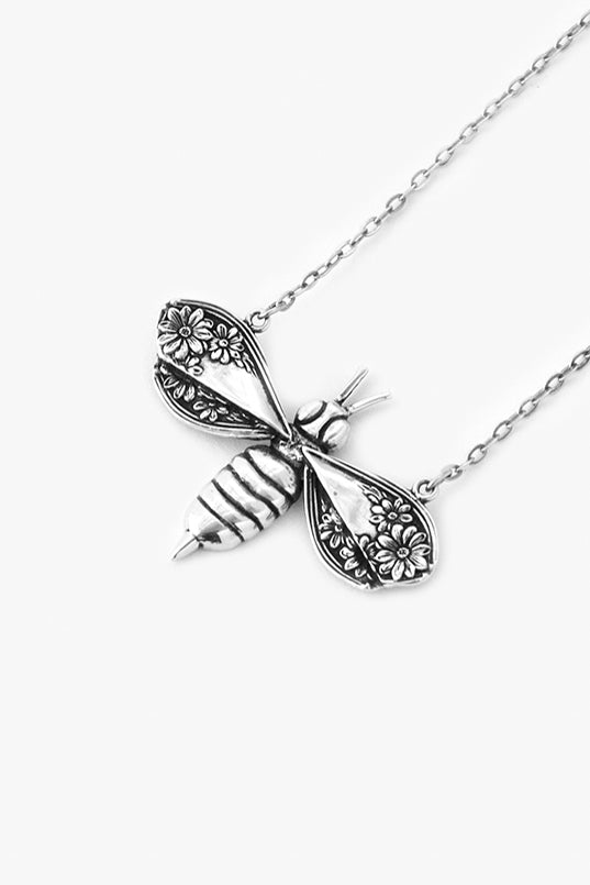 Stella Bee Sterling Silver Necklace - Silver Spoon Jewelry