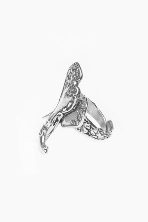 Elephant Sterling Silver Spoon Ring - Silver Spoon Jewelry