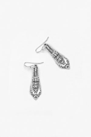 Empire Sterling Silver Earrings - Silver Spoon Jewelry