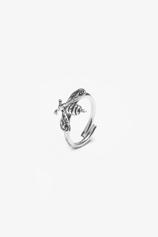 Bee Sterling Ring - Silver Spoon Jewelry