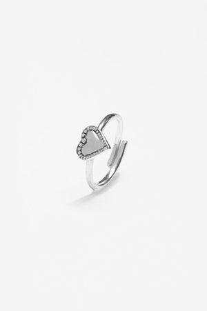 Monterey Heart Sterling Ring - Silver Spoon Jewelry