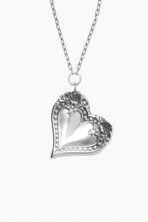 Monterey Sterling Silver Heart Necklace