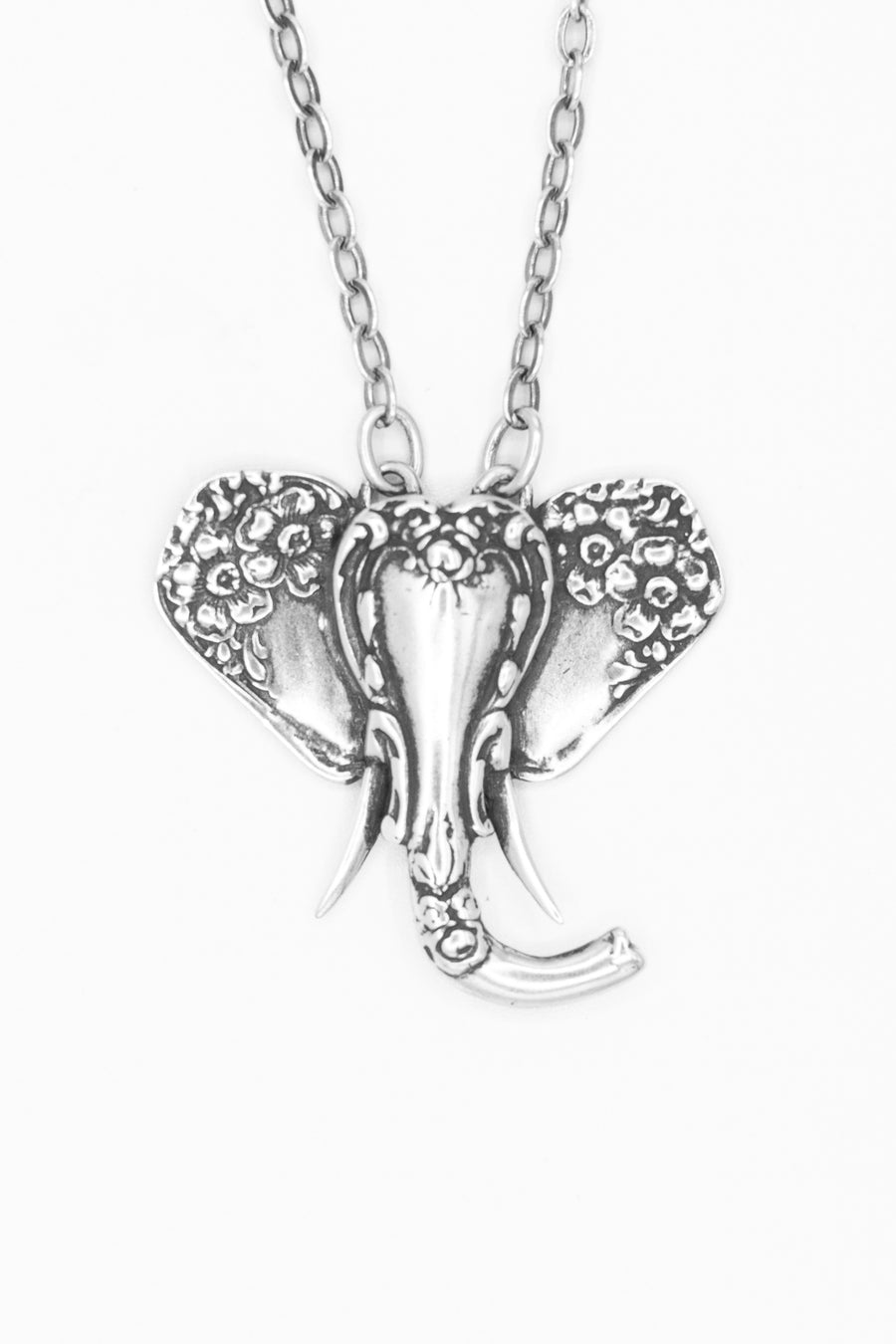 Petite Elephant Sterling Silver Necklace