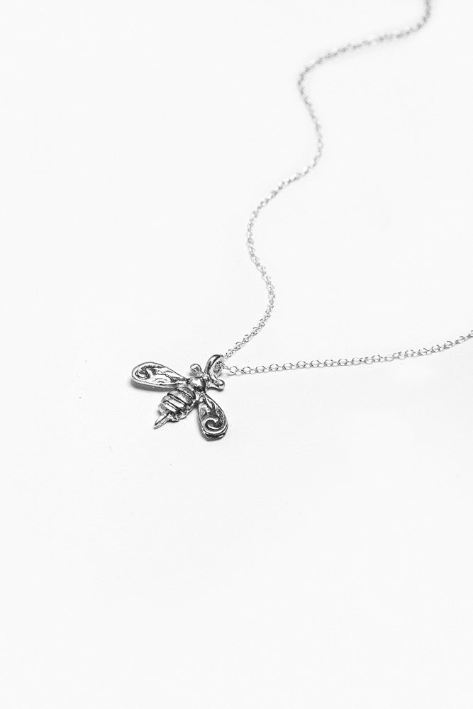 Bumble Bee Sterling Necklace - Silver Spoon Jewelry