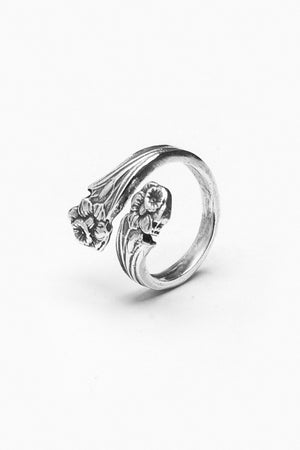 Lilly Spoon Ring - Silver Spoon Jewelry